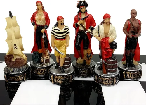 Vista 15 de Alicia en el país de las maravillas Fantasy Chess Men Set - NO Board