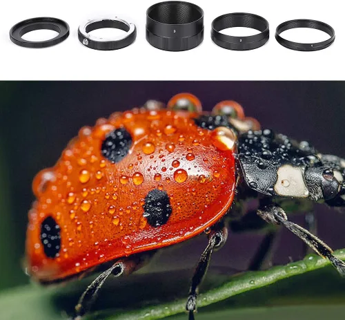 Vista 2 de Macro Fotografía Extensión Adaptador Tubo Lente de Primer Plano para Cámara Sin Espejo Montaje E, para A7 A7R A7S NEX-7 6 5T 5C 5R 5N F3 C3 3 A6000