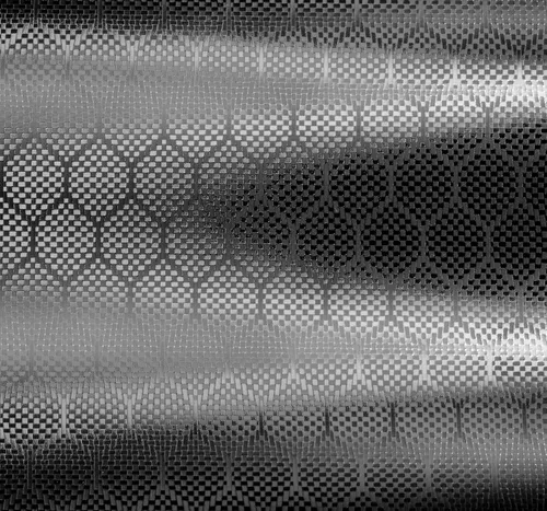 Vista 9 de V2 - Revestimiento de vinilo para automóvil, color negro carbono, diseño hexagonal (6 pulgadas x 5 pies)