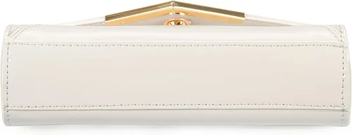 Vista 6 de DEXMAY - Bolso de mano de noche para mujer, de charol sintético, plegable, bolso formal