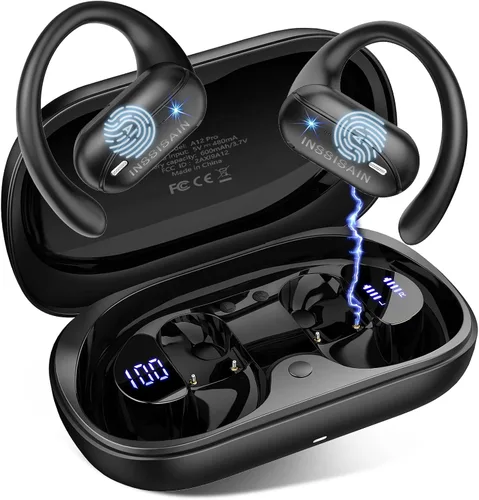 Vista 9 de Auriculares de Traducción AI en Tiempo Real – Auriculares Traductor de 164 Idiomas, Auriculares Inalámbricos 4-en-1 Bluetooth con Audifonos Blanco