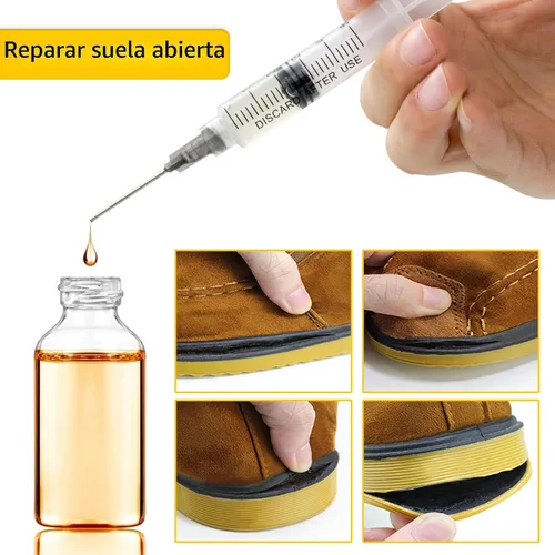 Vista 6 de Jeringa aplicadora de pegamento con punta de aguja roma y tapa, para líquido, pegamento, tinta, perfume, fabricación de brillo labial