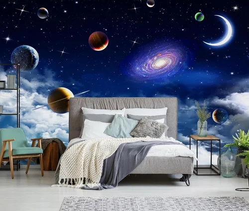 Vista 20 de Mural de Papel Pintado de Plumas Elegante Gris y Blanco para Sala de Estar Dormitorio (No se Pela ni se Pega) No despegar ni pegar