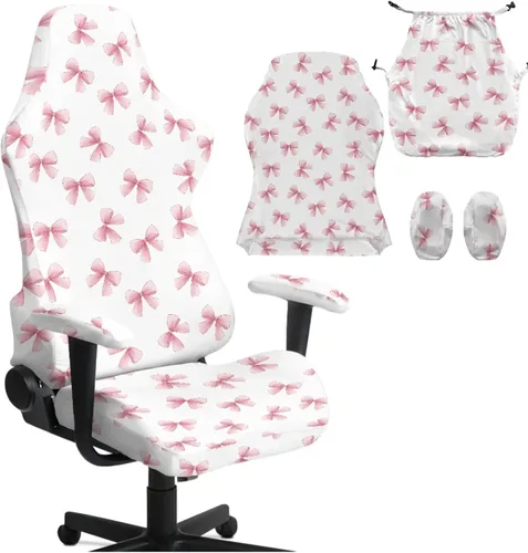 Vista 21 de Heart Gaming Chair Cover for Desk Chair Stretchy Armrest Covers Washable Ergonomic Office Seat Cover Dustproof Gaming Chairs Easy to Fit Home Office