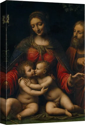Vista 71 de wall26 Lienzo impreso para pared, diseño de Salomé y San Juan Bautista, por Solario, Historia del Renacimiento, ilustraciones de bellas artes, arte