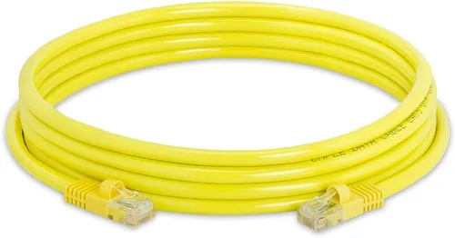 Vista 141 de Cmple - Cable Ethernet Cat5e de 1.5 pies, Cable Patch Ethernet UTP Cat 5e de 350 MHz, Cable LAN de red de 1 Gbps, conectores RJ45, compatible