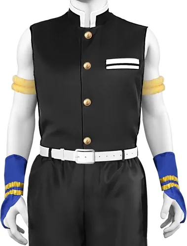 Vista 3 de Uzui Tengen - Disfraz de anime, uniforme para adultos, para Halloween