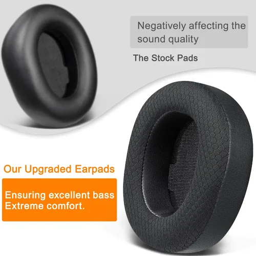 Vista 7 de SOULWIT Almohadillas de malla para Steelseries Arctis Nova Pro Wireless (no para auriculares Nova Pro Wired)/Arctis Nova Elite, almohadillas