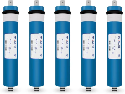 Vista 8 de Max Water Membrana de ósmosis inversa de 50 GPD - Reemplazo del filtro de agua de membrana RO universal se adapta al sistema purificador de agua