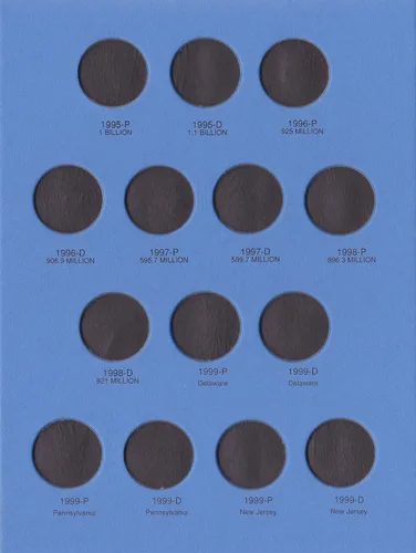Vista 3 de No 9038, 0-307-09038-8, 1988-2000 WASHINGTON QUARTER Whitman 43 COIN ÁLBUM #7/70