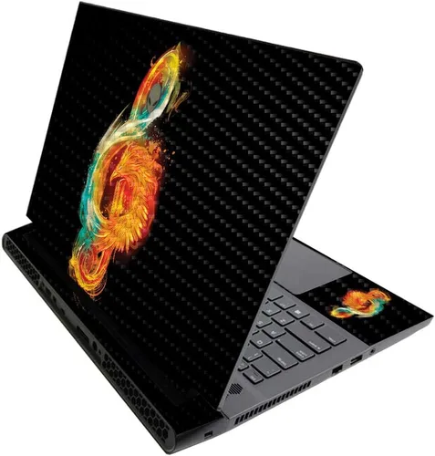 Vista 528 de MightySkins - Skin brillante con purpurina para Alienware M17 R3 (2020) y M17 R4 (2021) - Diversión de los años 90 Acabado duradero con purpurina
