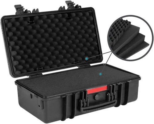 Vista 5 de Monoprice. Funda de cámara resistente a la intemperie con espuma personalizable, varios tamaños.
