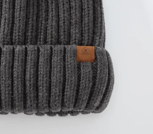 Vista 8 de Home Prefer Gorro de invierno para hombre, gorro de punto de vellón, gorro cálido para hombre y mujer