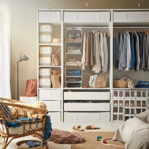 Vista 3 de IKEA Skubb Storage Case White 803.000.47 Tamaño 17 ¼x21 ¾x7 ½