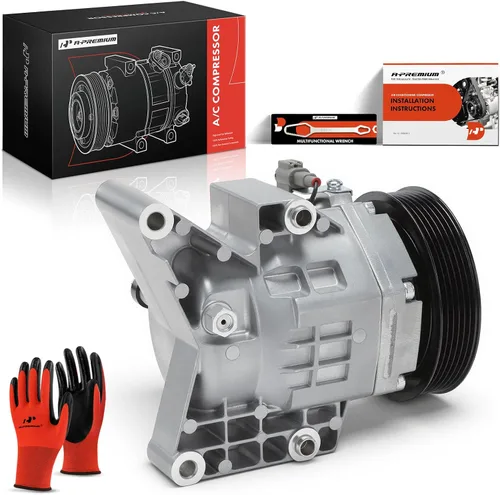 Vista 10 de A-Premium Compresor de aire acondicionado con embrague compatible con Mazda MX5 Miata 2.0L 2006-2015, con polea de 6 ranuras