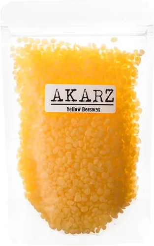 Vista 6 de AKARZ Cera de abejas blanca (35.27 oz) Orgánica Natural Pura para Bálsamos Labiales Lociones Velas Abejas Pastillas de Cera