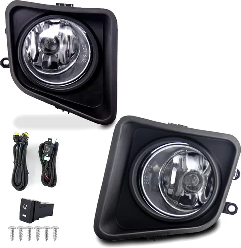 Vista 2 de Conjunto de luz antiniebla para Toyota Tundra 2014-2019 con bombillas halógenas H11 12V 55W, interruptor y kit de cableado