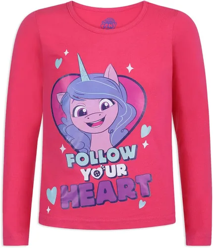 Vista 6 de My Little Pony Girls Long Sleeve Shirt 3 Pack Set for Big Kids - GreyPurpleBlue