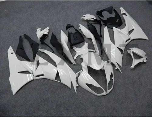 Vista 4 de Kit de carenado de motocicleta sin pintar Fairngs para Kawasaki ZX6R 636 2003 2004 (10 piezas)