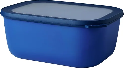 Vista 39 de Mepal Cirqula - Recipiente circular rectangular para almacenar y servir alimentos de 67.6 fl oz / 68 onzas con tapas transparentes, perfecto