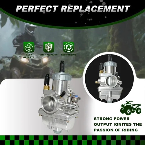Vista 4 de Carburador 3130424 apto para Polaris Xplorer 250 Trail Blazer 250 1990-2006 Sportsman 400 1993-1996 Carb 4 tiempos de repuesto # 3130425 3130498