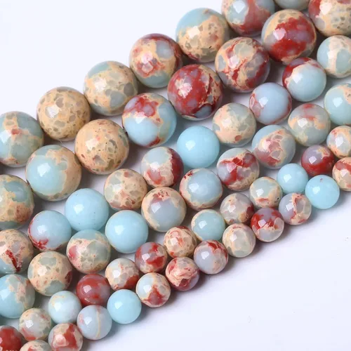 Vista 38 de 90 PIEZAS 4MM Cuentas de Piedra Sangrienta Africana Cuentas de Piedras Preciosas Naturales Redondas para Hacer Joyas DIY Piedra de Energía