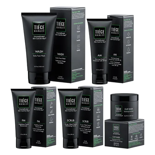 Vista 8 de Tiege Hanley Sistema de cuidados para hombre – Nivel 1