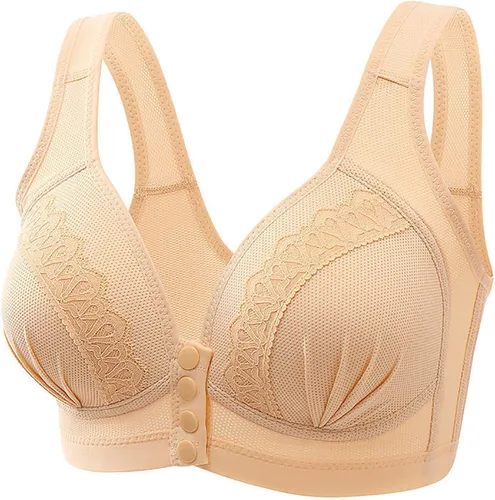 Vista 75 de Brasier sin aros para mujer, brasier sin aros, cómodo brasier sin varillas, ropa interior diaria