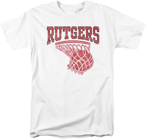 Vista 10 de Rutgers University Camiseta unisex para adultos con aro de baloncesto