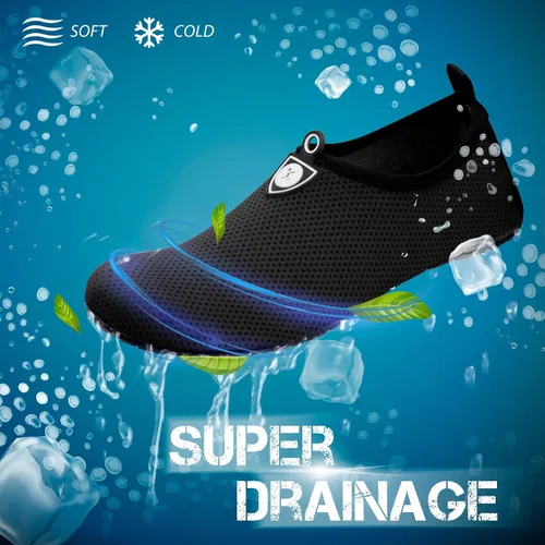 Vista 2 de SIMARI Water Shoes Womens Mens Barefoot Unisex Aqua Socks Slip-on for Indoor Outdoor Snorkeling SWS002
