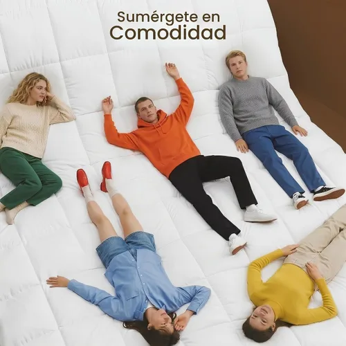 Vista 3 de Utopia Bedding - Juego de edredones de plumón con inserción de edredón acolchado con esquinas y pestañas, edredones alternativos cosidos en caja
