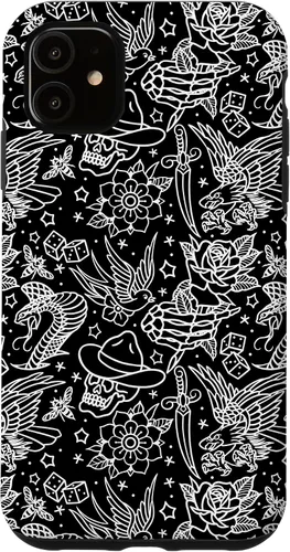 Vista 8 de Funda de arte de tatuaje tradicional americano para iPhone 17