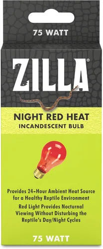 Vista 13 de Zilla Bombilla incandescente, rojo noche, ideal para especies de reptiles nocturnos