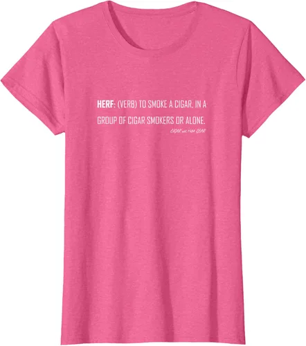 Vista 19 de Herf definition - Camiseta de manga corta, diseño con texto "Cigar Smoker Puff Verb Stogie Habano" Negro