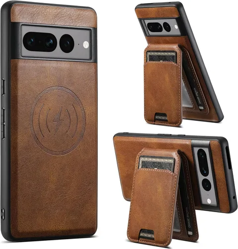 Vista 14 de PASNEW Funda para Pixel 9 Pro XL, Cartera de Cuero Premium con Soporte para Tarjetas [3 Tarjetas] con Soporte Plegable y Cubierta Magnética