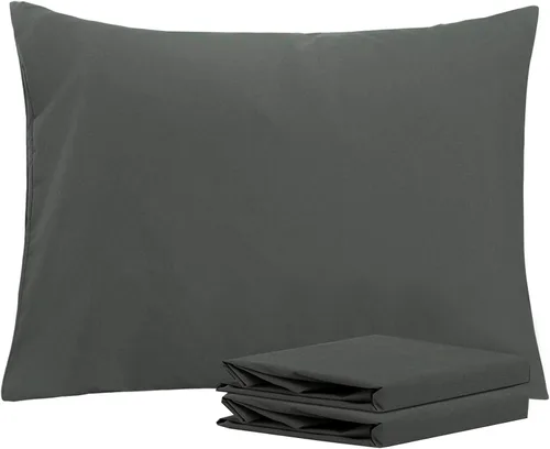 Vista 51 de NTBAY Juego de fundas de almohada estándar, paquete de 2 fundas de almohada de microfibra cepillada de 20 x 26 pulgadas, suaves, sin arrugas Aqua