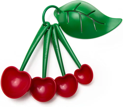 Vista 11 de OTOTO Coney - Juego de tazas medidoras de helado – Juego de tazas medidoras de plástico desmontables para hornear y cocinar, bonitas tazas medidoras