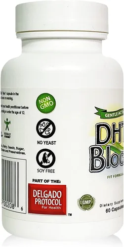 Vista 6 de Suplemento bloqueador de la DHT para combatir la pérdida de cabello, de DHT Block, 1 unidad, DHT, 1