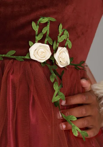 Vista 4 de Hermoso Vestido de Disfraz de Zorra del Bosque para Niña Multicolor