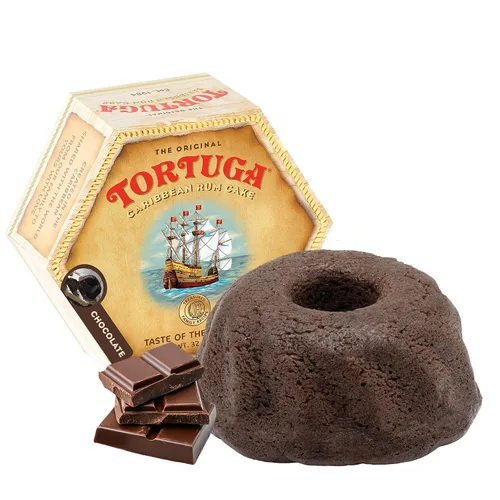 Vista 31 de Tortuga - Paquete de regalo de surtido de pasteles de ron caribeño de 4 onzas
