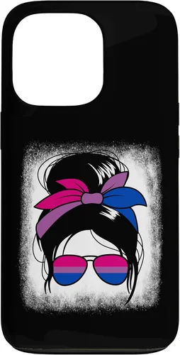 Vista 10 de iPhone 16 Bisexual Messy Bun Bi Sexual Women's Bisexual Case