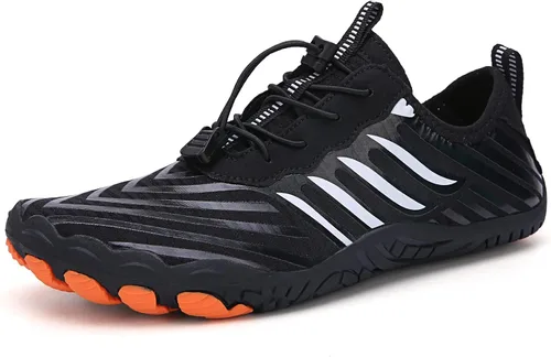 Vista 2 de Simari Zapatos de agua para mujer, hombre, natación, playa, piscina, deportes acuáticos, secado rápido, estilo descalzo, buceo, surf y caminar