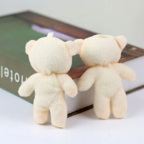 Vista 5 de Paquete de 12 mini colgantes de oso adorables osos pequeños para llaveros, mochilas, bolsos, manualidades, figuras de oso ligeras y portátiles