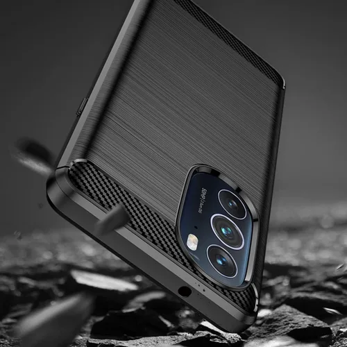 Vista 4 de Osophter Funda para Motorola Edge Plus 2022, Moto Edge Plus 2022, absorción de golpes, flexible de goma de TPU, funda protectora para Motorola Edge