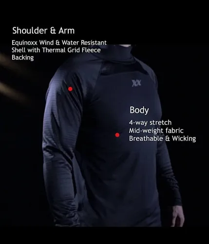 Vista 5 de Equinoxx Stage 3 - Thermal Shirts for Men - Triple Layer Athletic Compression Long Sleeve