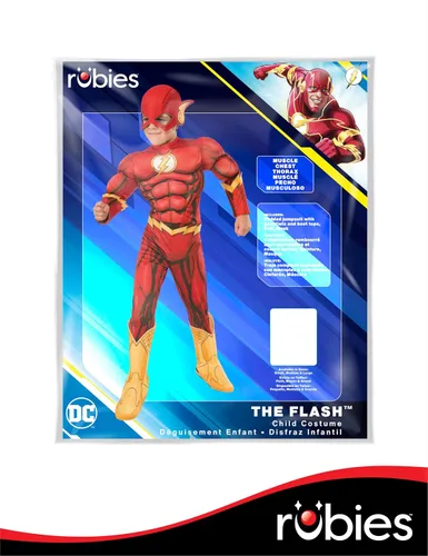 Vista 7 de Rubies at Party City DC Comics Superheroes: The Flash Costume for Kids, Boy's Costume