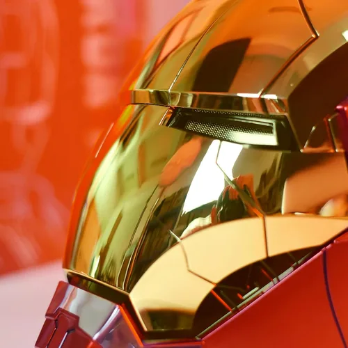Vista 5 de Iron MK5 Casco Control por voz Cosplay Cosplay Cosplay electrónico Abrir/Cerrar LED Ojos 1:1 Máscara