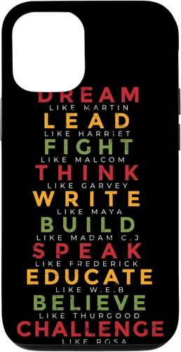 Vista 26 de iPhone 16 African American Men Women Kids Black History Month Case