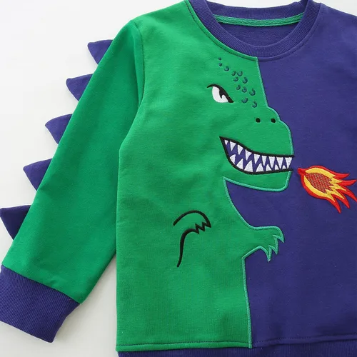 Vista 118 de Bumeex Sudaderas con cuello redondo para niños de 2 a 7 años