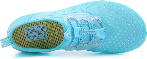 Vista 4 de Leyang Zapatos acuáticos para mujer y hombre de secado rápido calcetines acuáticos para natación playa surf buceo piscina yoga aeróbicos deportes